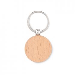 Round wooden key ring Toty...