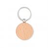 Round wooden key ring Toty wood
