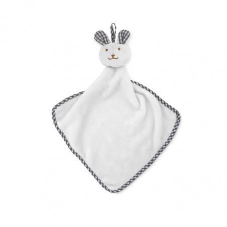 Plush rabbit design baby towel Hug me
