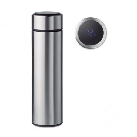 Bottle with touch thermometer Pole