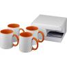 Ceramic sublimation mug 4-pieces gift set 