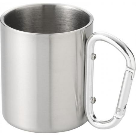 Mug isolant alpes avec mousqueton 200ml 