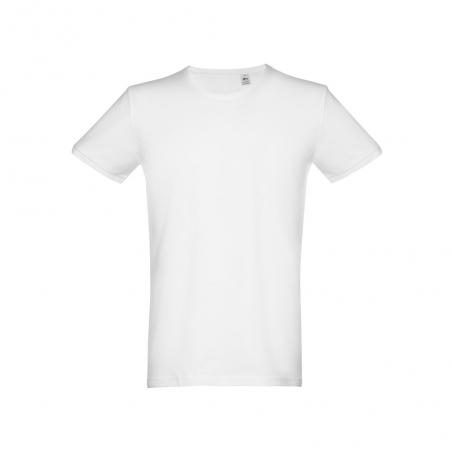 Mens shortsleeved tshirt in combed cotton. White Thc san marino wh