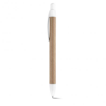 Kraft paper ball pen with clip Remi