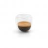 Conjunto de café em vidro isotérmico com 2 copos Expresso
