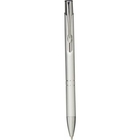 Stylo bille rétractable en aluminium moneta (encre noire) 