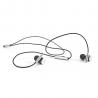 Auriculares com microfone em metal e abs Vibration