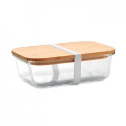 Glass lunchbox with bamboo...
