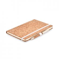 A5 cork notebook with pen...