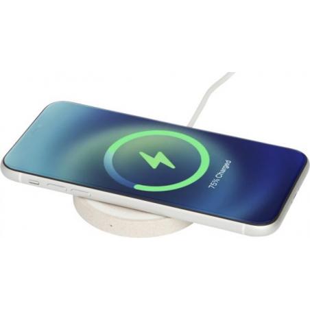 Naka 5w wheat straw wireless charging pad 