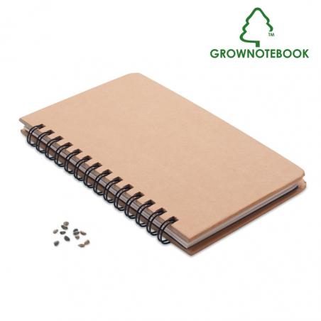 Notebook in legno di pino Grownotebook™