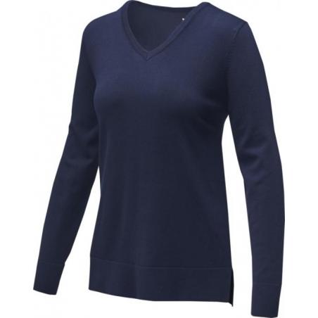 Maglione con collo a V stanton da donna 