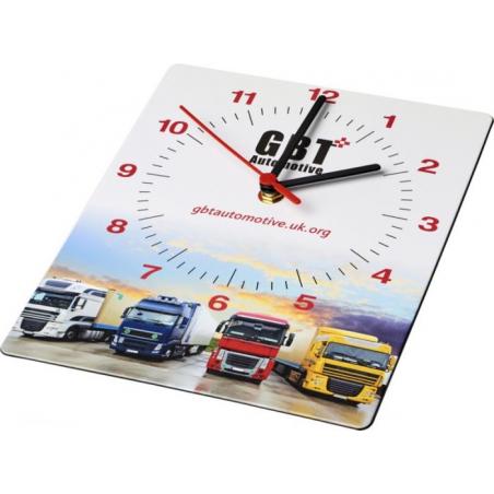 Horloge murale rectangulaire Brite-Clock® 