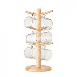 Bamboo cup set holder Borocups