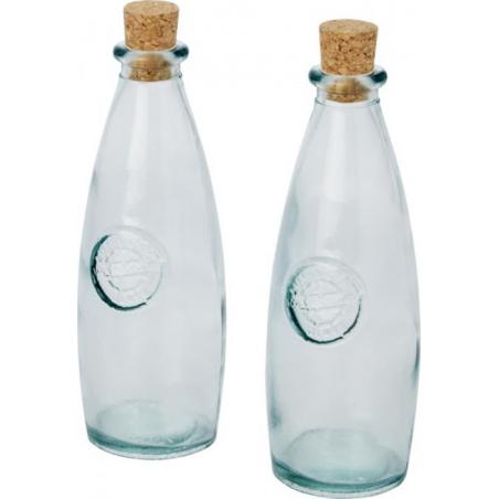 Sabor 2-piece recycled glass oil and vinegar set 