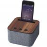 Shae fabric and wood bluetooth® speaker 