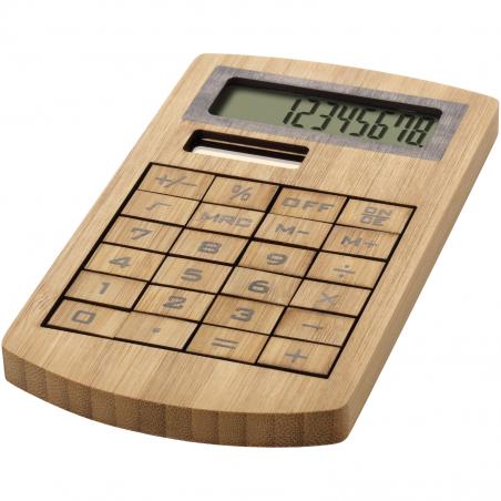 Calcolatrice realizzata in bambù eugene 