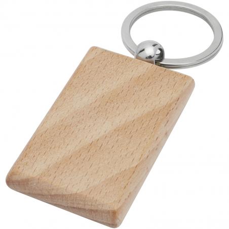 Porta-chaves retangular em madeira de faia Gian