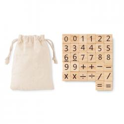 Wood educational counting...