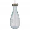 Polpa recycled glass bottle with straw 