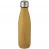 Cove 500 ml vacuum insulated stainless steel bottle with wood print 