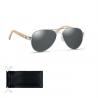 Bamboo sunglasses in pouch Honiara