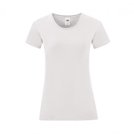 T-Shirt femme blanc Iconic