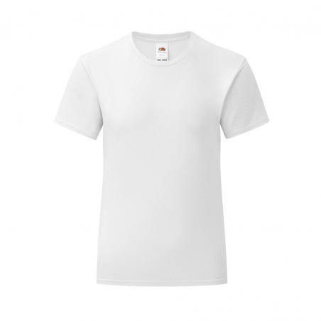 T-Shirt criança branca Iconic