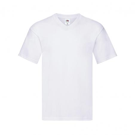 Adult white T-Shirt Iconic V-Neck