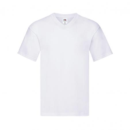 T-Shirt adulte blanc Iconic V-Neck