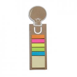 Bookmark with sticky memo...