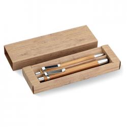 Set penna e matita in bambu...