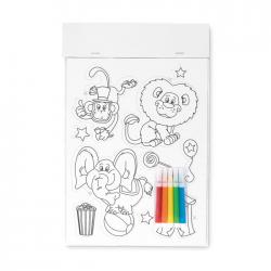 Colouring magnetic stickers...