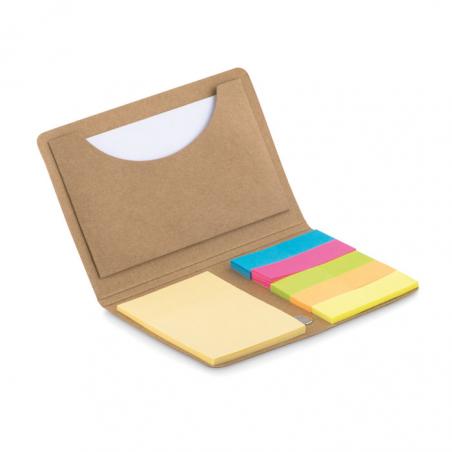 Card holder with memo set Foldnote