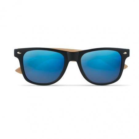 Sunglasses with bamboo arms California touch