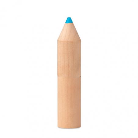 crayons dans un étui en bois Petit coloret