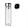 Bottle with touch thermometer Pole glass