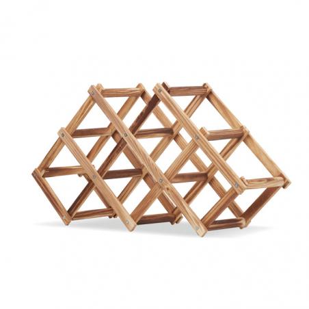 Foldable wooden wine rack Enteulat