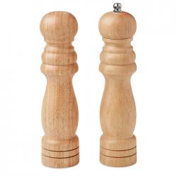 Set of 2 rubber wood...
