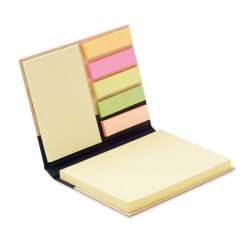 Bamboo sticky note memo pad...
