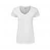 Women white T-Shirt Iconic V-Neck