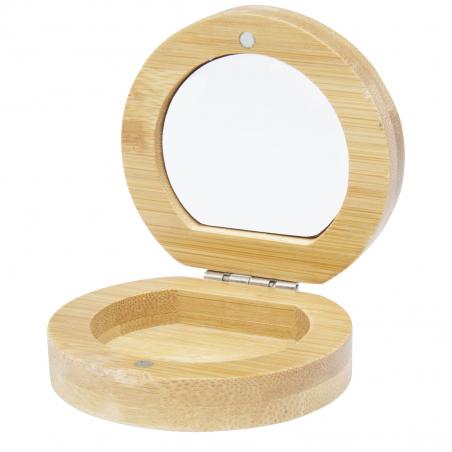 Espelho de bolso em bambu Afrodit