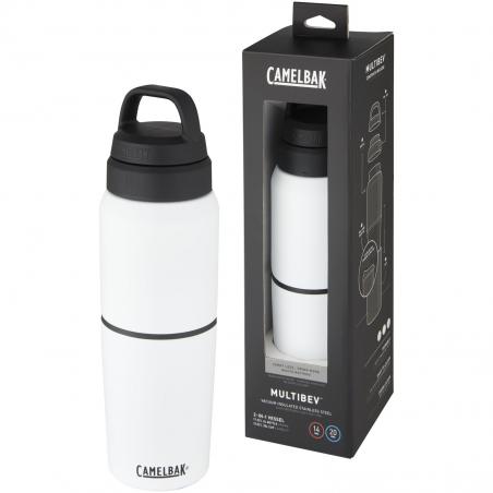 Bouteille multibev de 500 ml en acier inoxydable à isolation sous vide et gobelet de 350 ml 