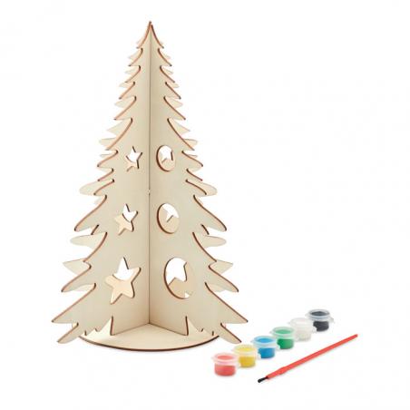 Diy wooden christmas tree Tree and paint