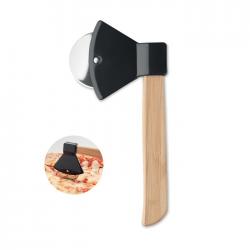 Pizza cutter bamboo handle...