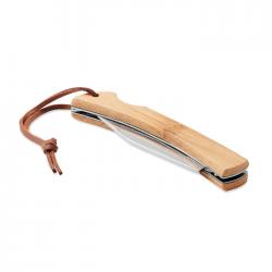 Foldable knife in bamboo...