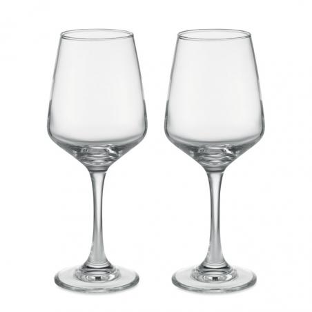 Set of 2 wine glasses Cheers