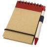 Caderno de bloco de notas a7 em papel reciclado e com caneta Zuse