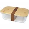 Roby glass lunch box with bamboo lid 