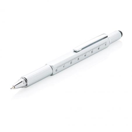 Stylo outil 5 en 1 en aluminium